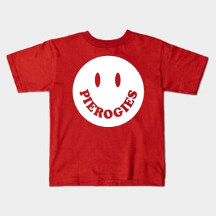 Pierogi Smiley Face Polish Kids T-Shirt